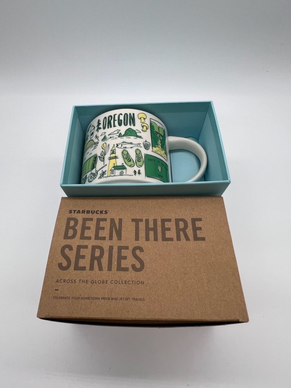 Starbucks Oregon Been There Series Mug 14 oz 2018 Boxed PNW